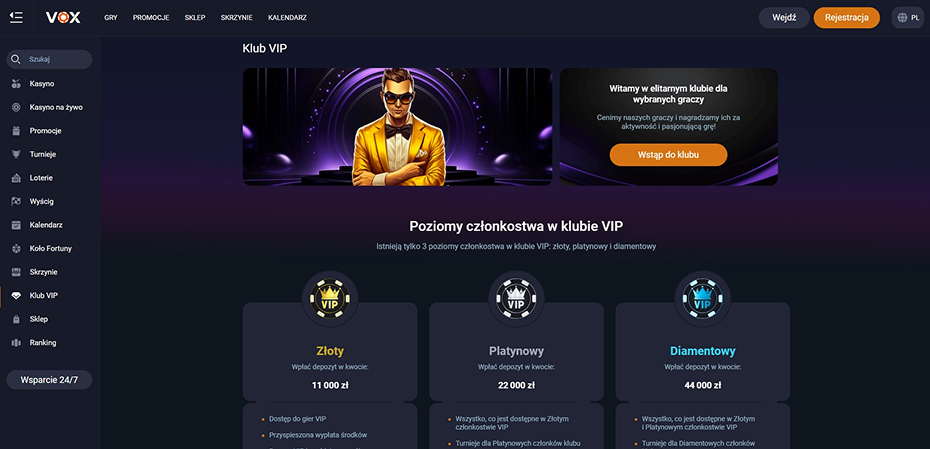 VOX Casino — przewodnik po świecie gier i bonusów